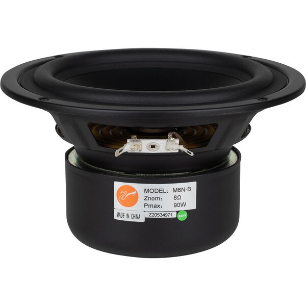 Main product image for HiVi M6N-B 6" Damped Aluminum/Magnesium Cone Woofer297-488